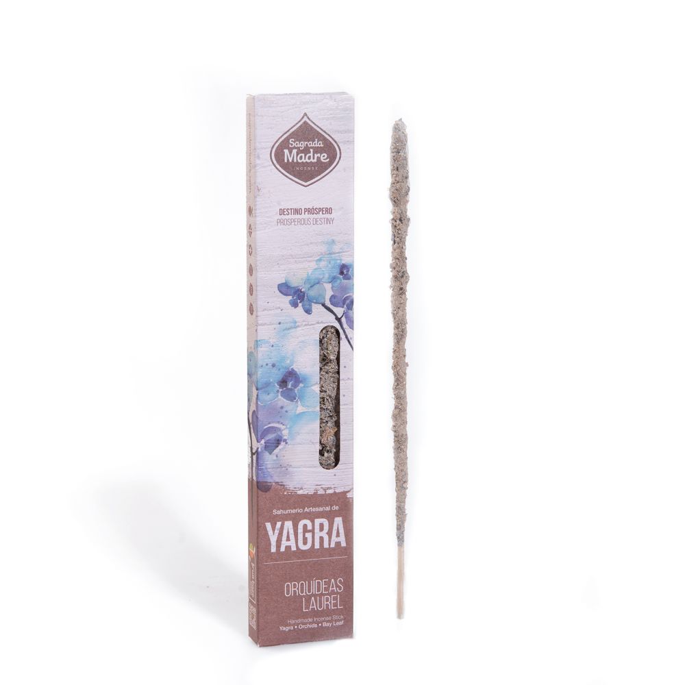 Incienso Yagra - Orquídea y Laurel - Abundancia, éxito y poder personal | Sagrada Madre