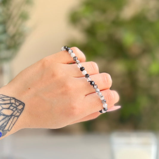 Pulsera Cuarzo Turmalinado