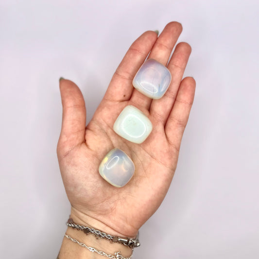 Opalita rodado - White Shine