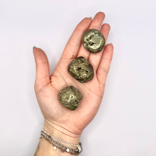 Pirita rodado - White Shine