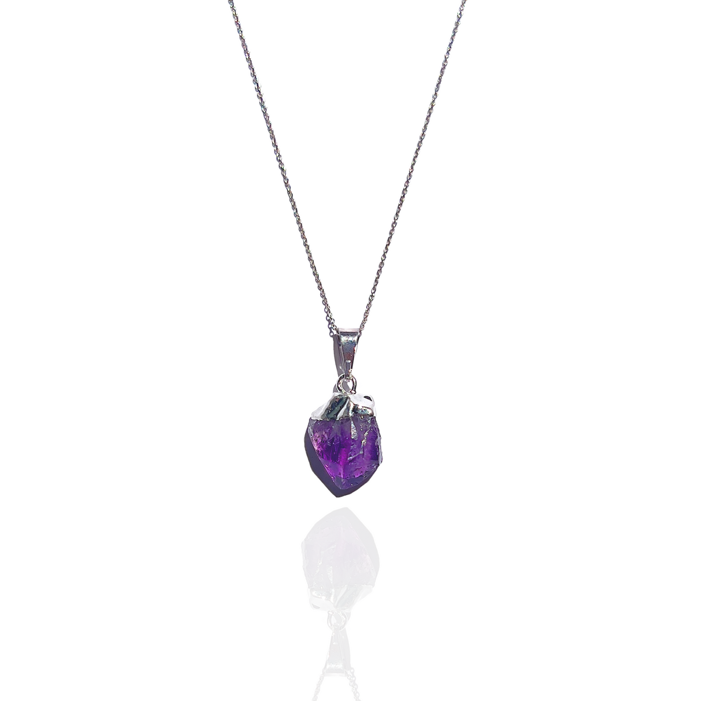 Collar Amatista en bruto