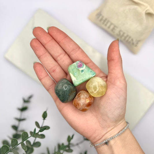 Kit de Minerales | Alegría y positividad - White Shine