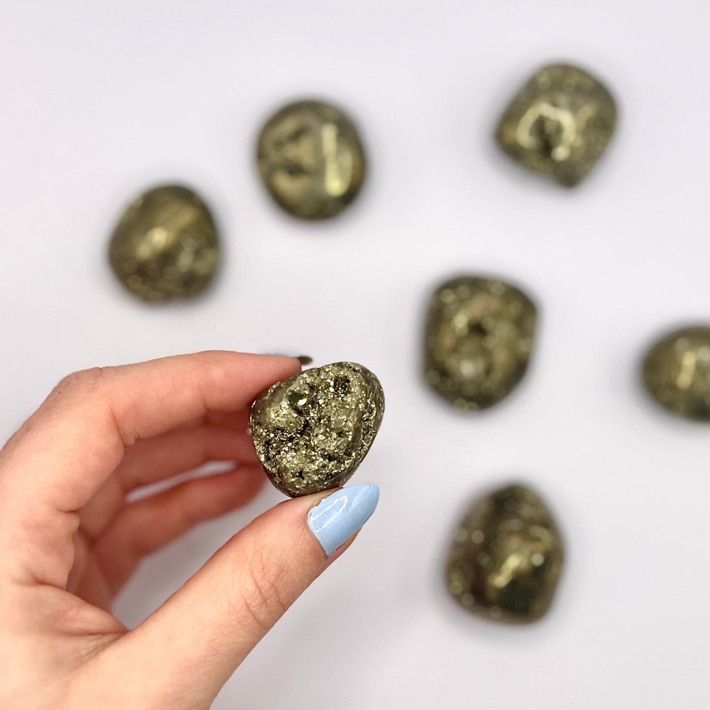 Pirita rodado - White Shine