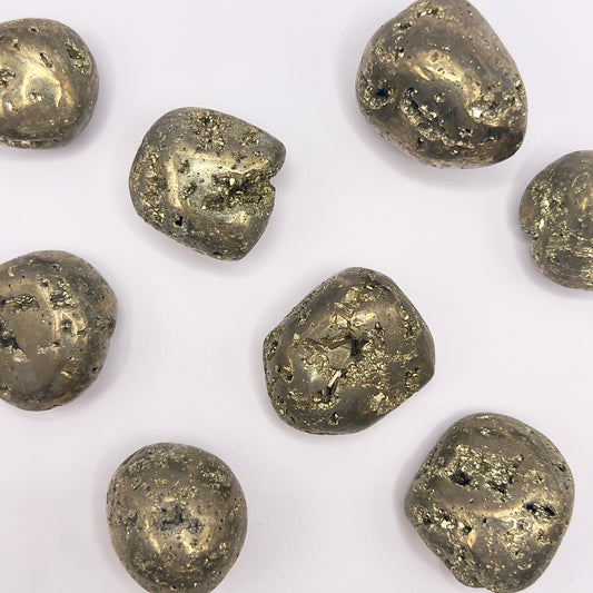 Pirita rodado - White Shine