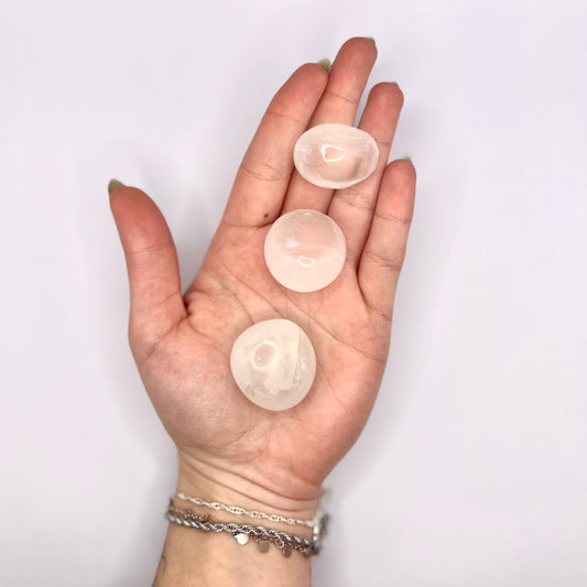 Selenita rodado - White Shine