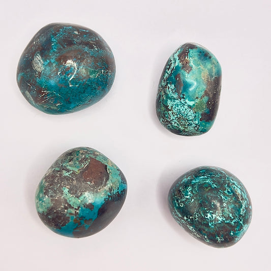 Crisocola rodado - White Shine