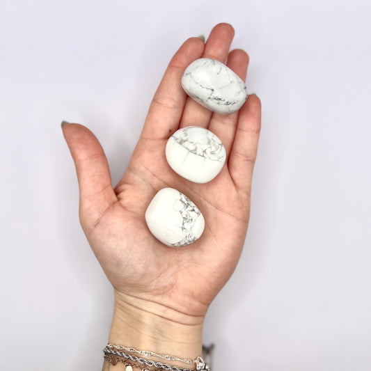 Howlita rodado - White Shine