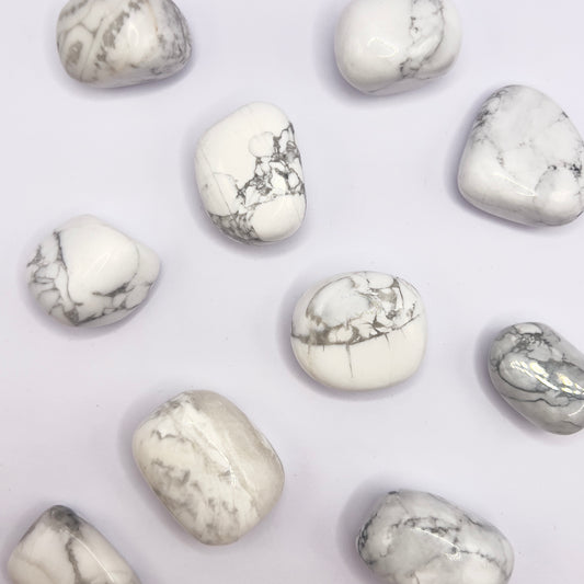 Howlita rodado - White Shine