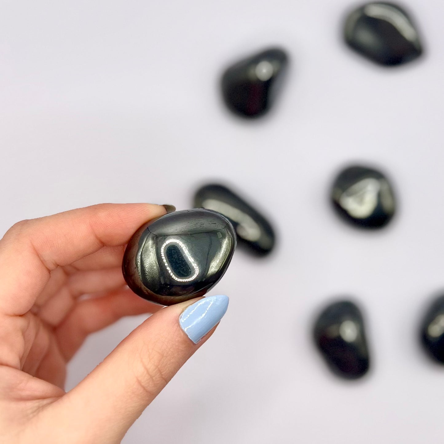 Hematite rodado - White Shine