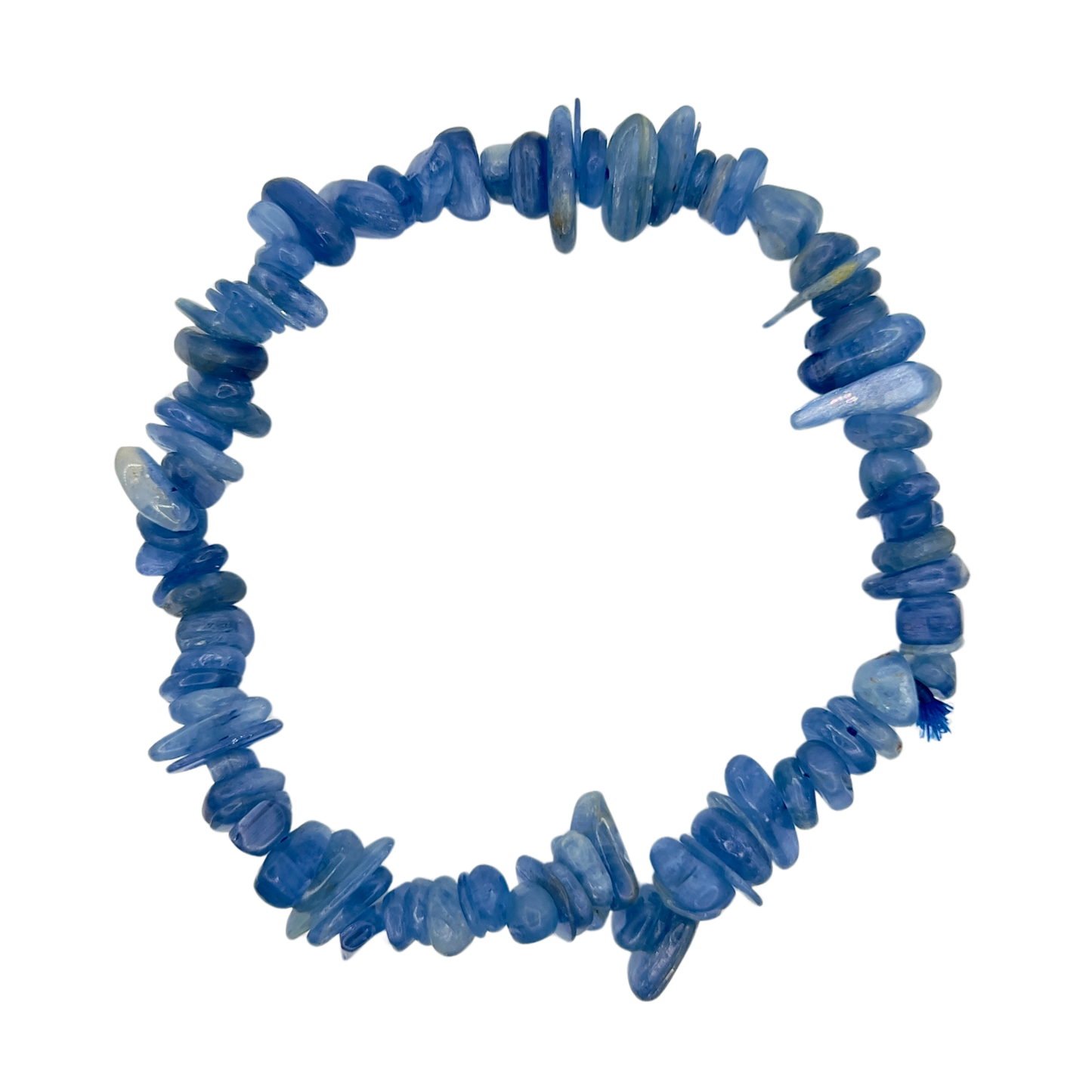 Pulsera chips Cianita