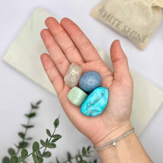 Kit de Minerales | Acuario - White Shine