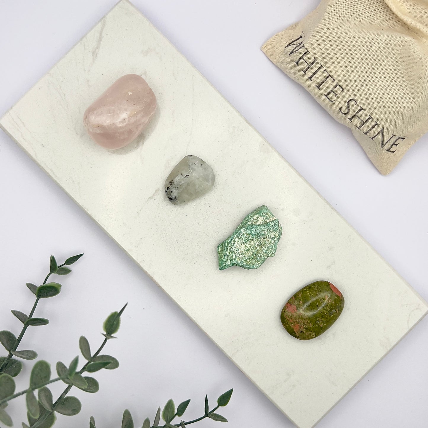 Kit de Minerales | Cáncer - White Shine