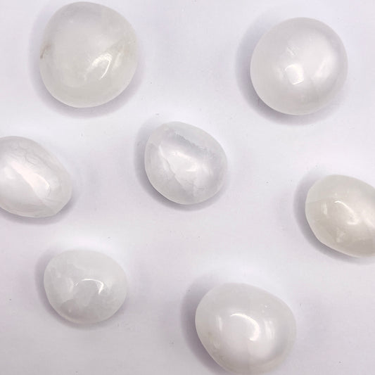 Selenita rodado - White Shine