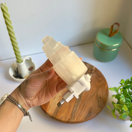 Lámpara de Selenita