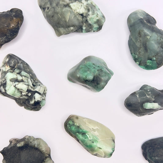 Esmeralda rodado - White Shine