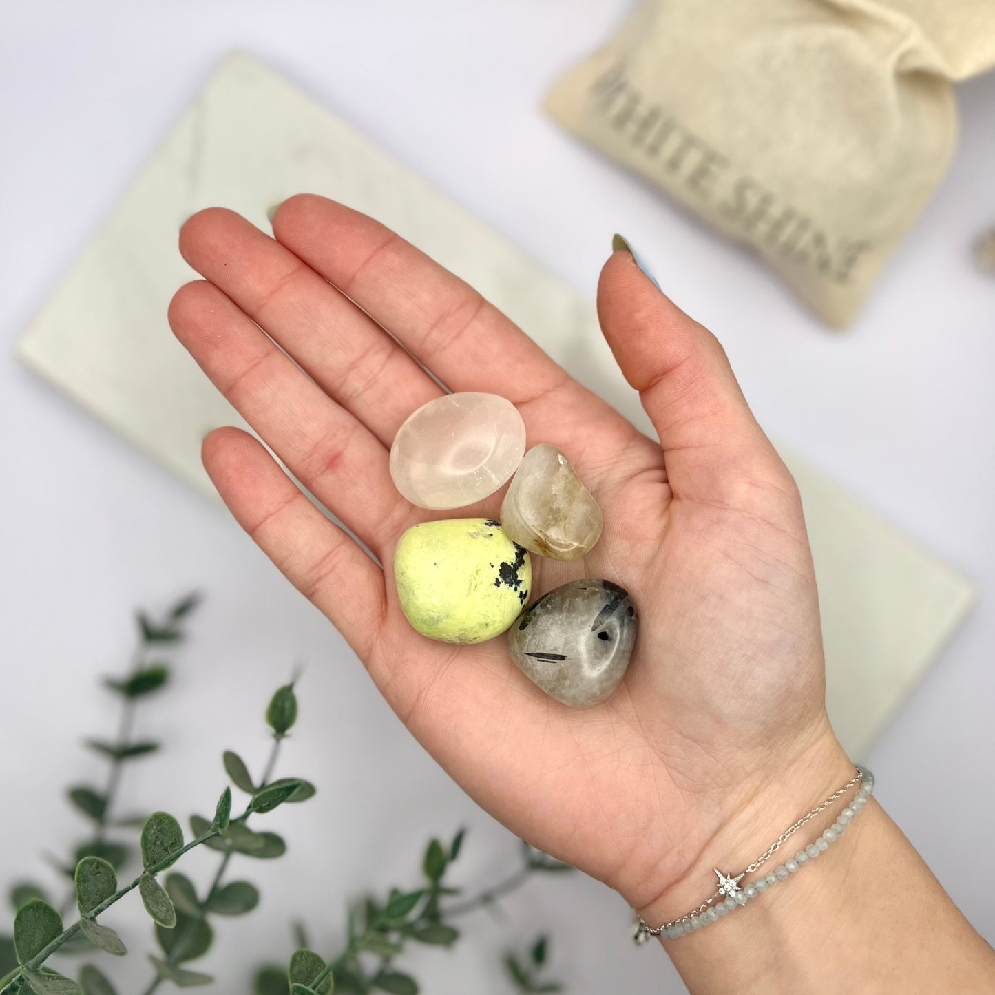 Kit de Minerales | Purificación energética - White Shine