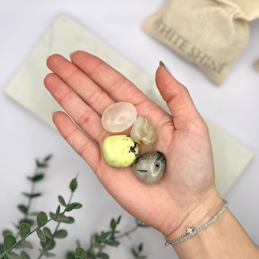 Kit de Minerales | Purificación energética - White Shine