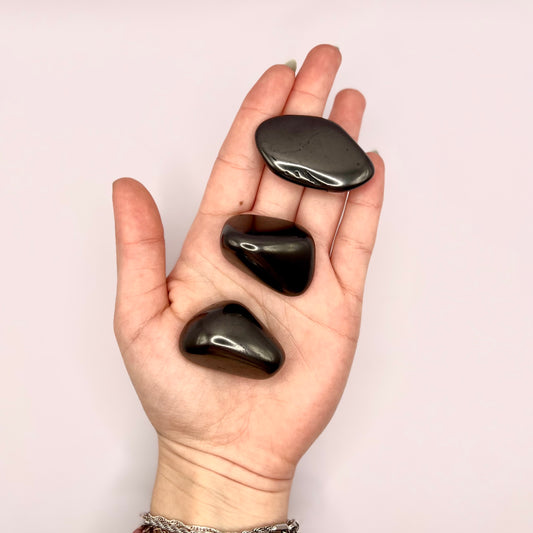 Shungita rodado - White Shine