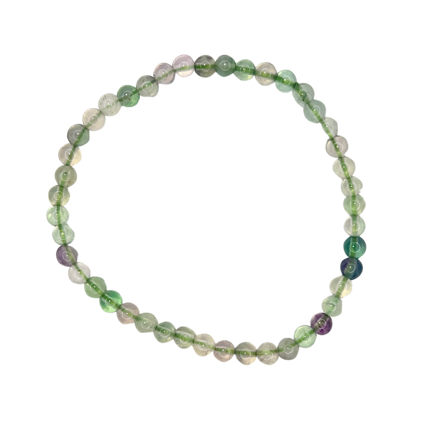 Pulsera Fluorita Verde - White Shine