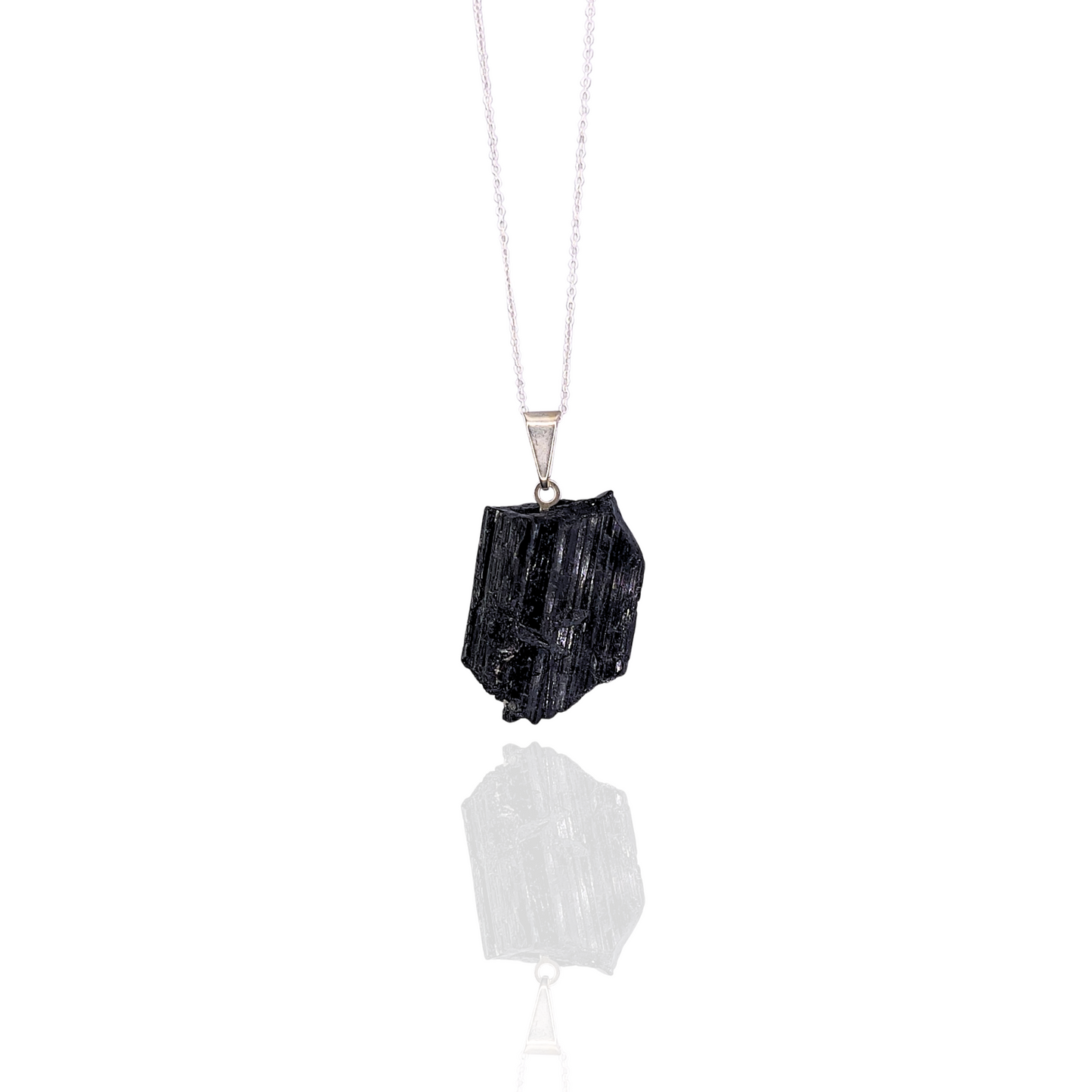 Collar Turmalina Negra - White Shine