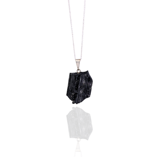 Collar Turmalina Negra - White Shine
