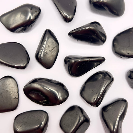 Shungita rodado - White Shine