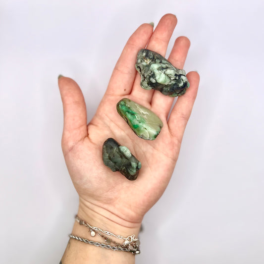 Esmeralda rodado - White Shine