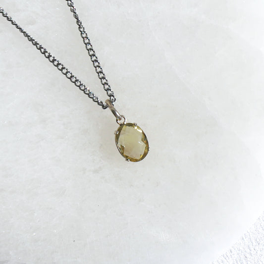 Collar joya de Citrino