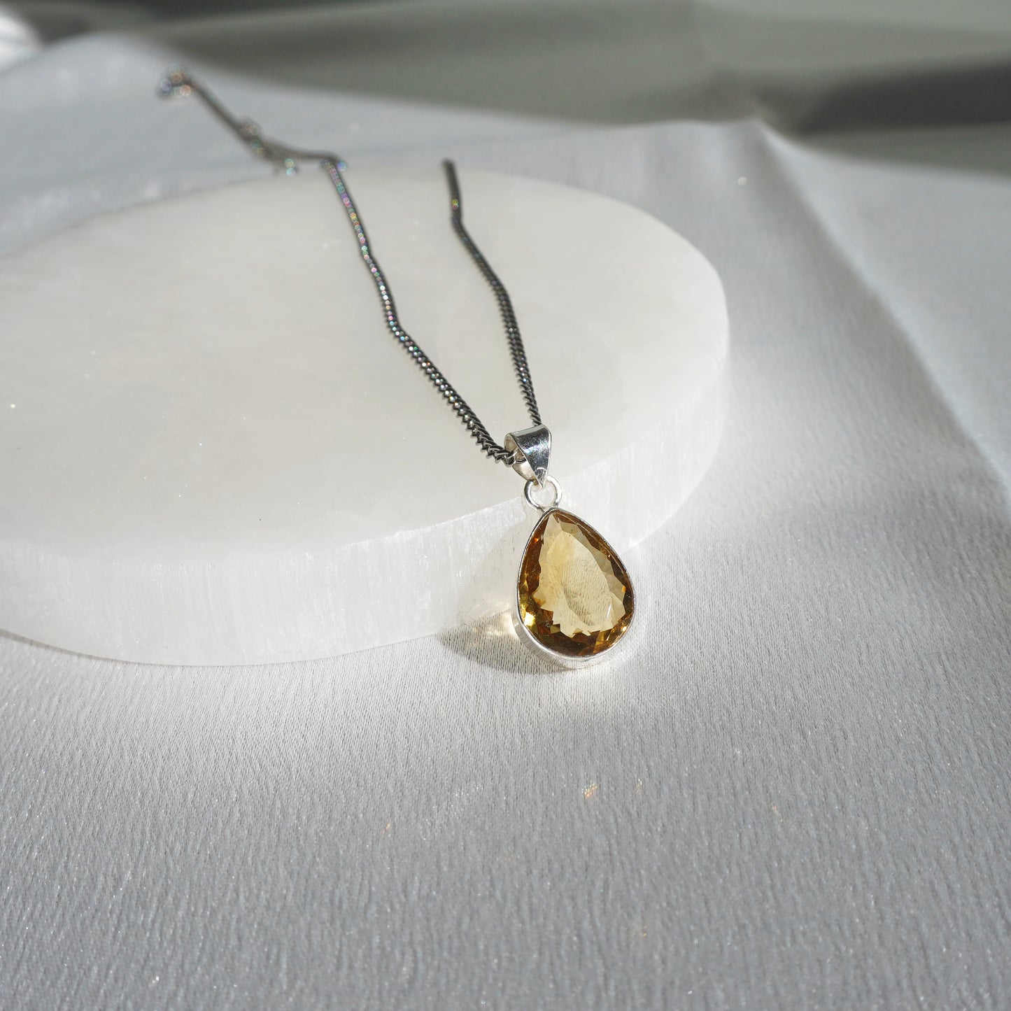 Collar Citrino facetado extra | Abundancia y optimismo