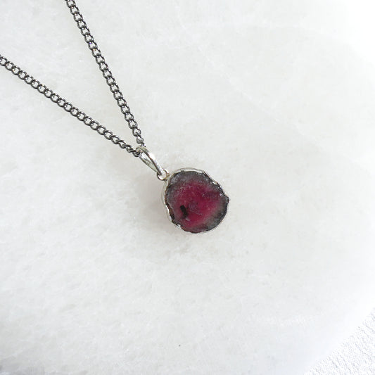 Collar Turmalina Sandía