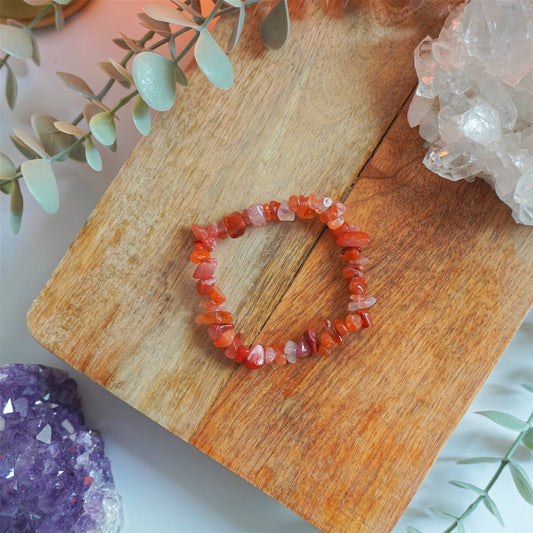 Pulsera Cornalina | Chips | Energía y motivación