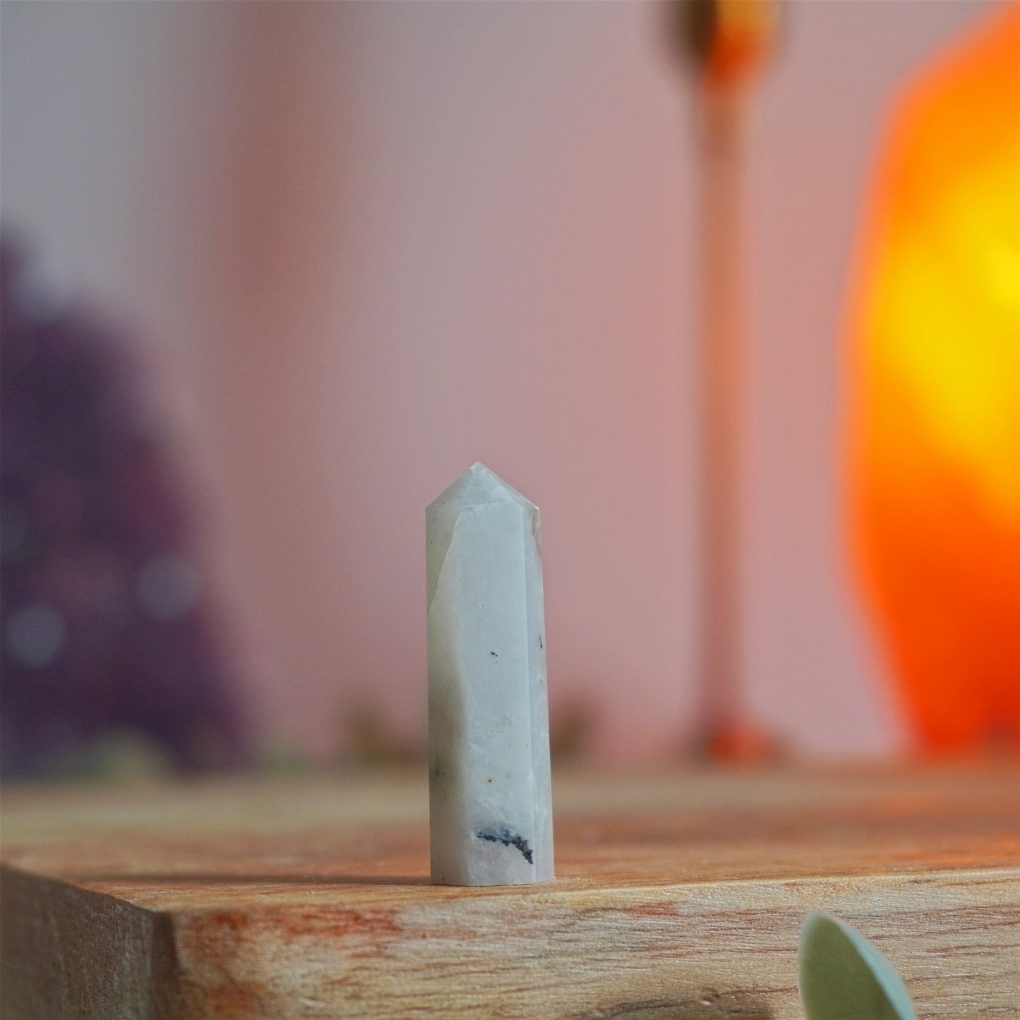 Mini generador de Piedra Luna | Energía femenina e intuición