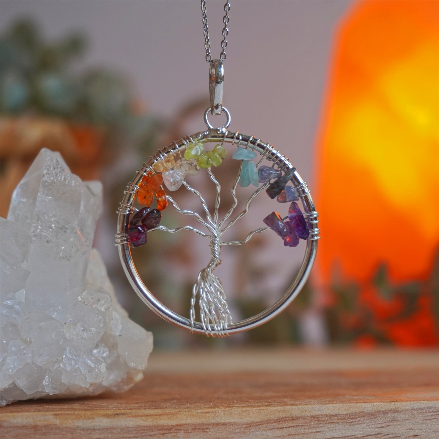 Collar Árbol de la Vida y los 7 Chakras | Armonización, equilibrio y conexión