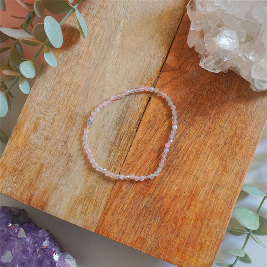 Pulsera Morganita | Facetada | Paz, armonía y amor