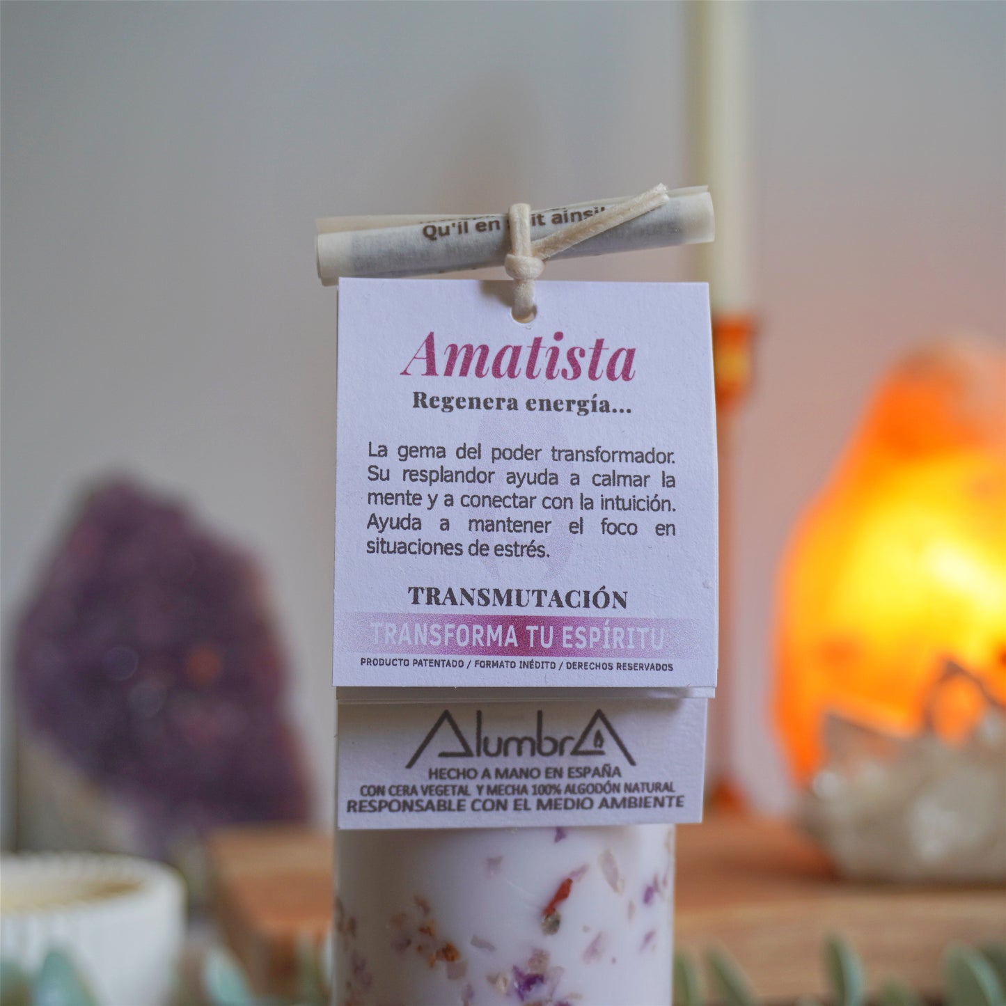 Vela Ritual | Transmutación - Amatista