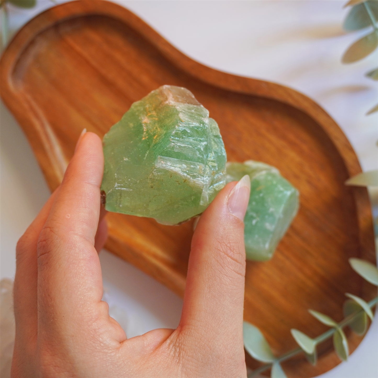 Calcita Verde masivo | Sanación y apertura del corazón