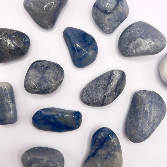 Cuarzo Azul rodado - White Shine