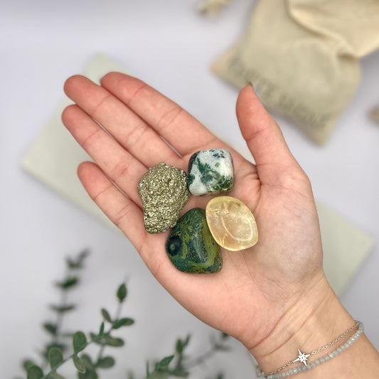 Kit de Minerales | Abundancia - White Shine