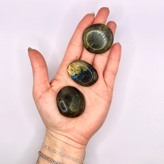 Labradorita rodado plano - White Shine