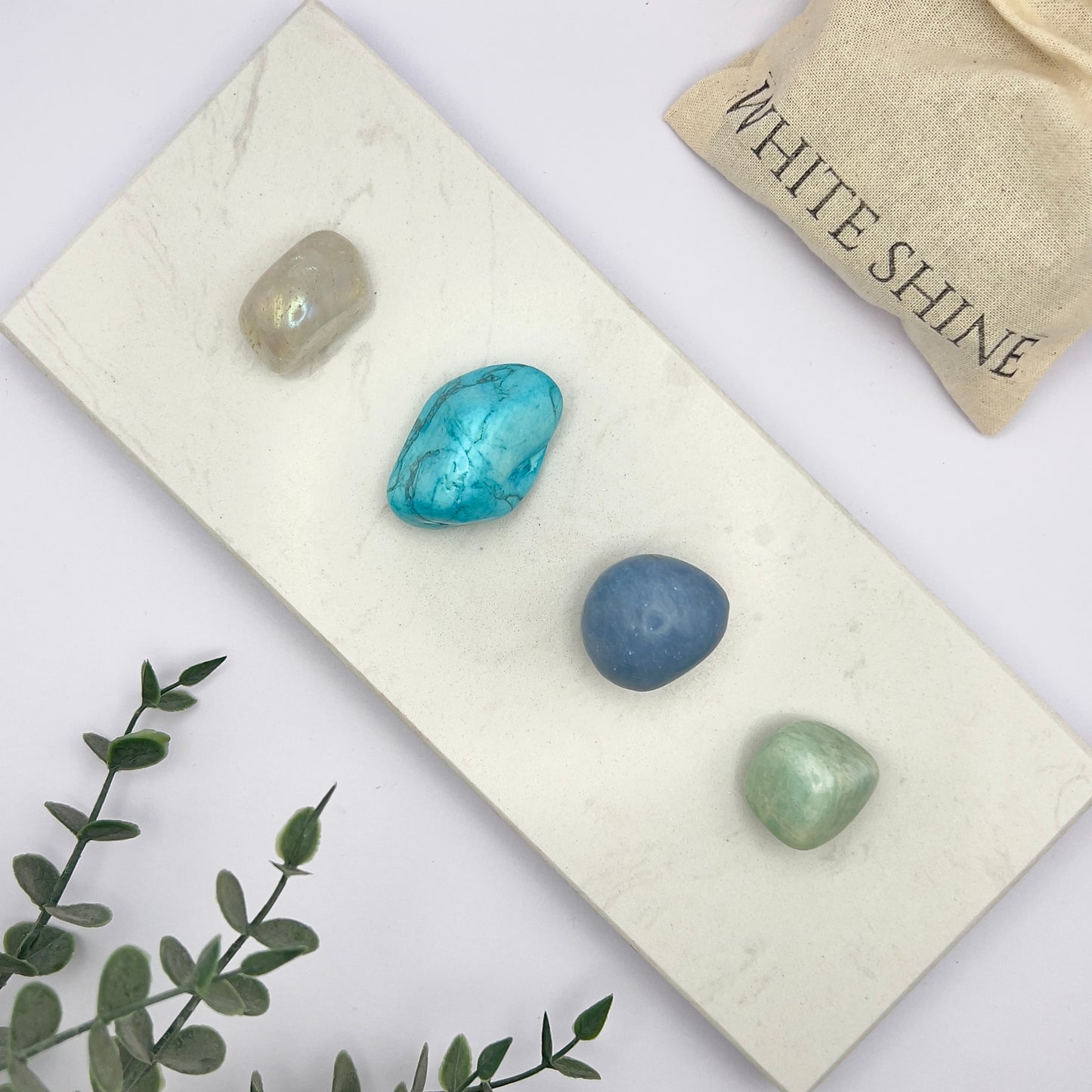 Kit de Minerales | Acuario - White Shine