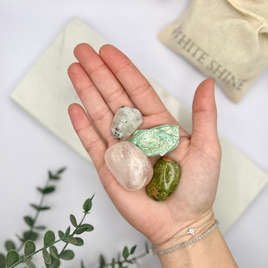 Kit de Minerales | Cáncer - White Shine