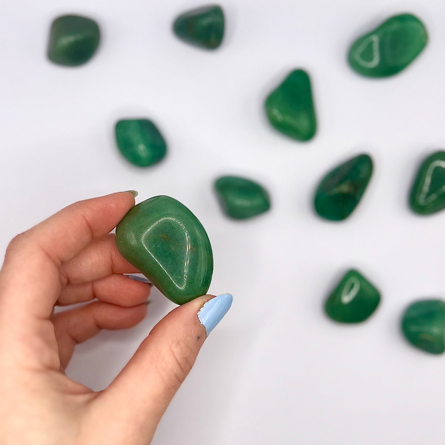 Cuarzo Verde rodado - White Shine