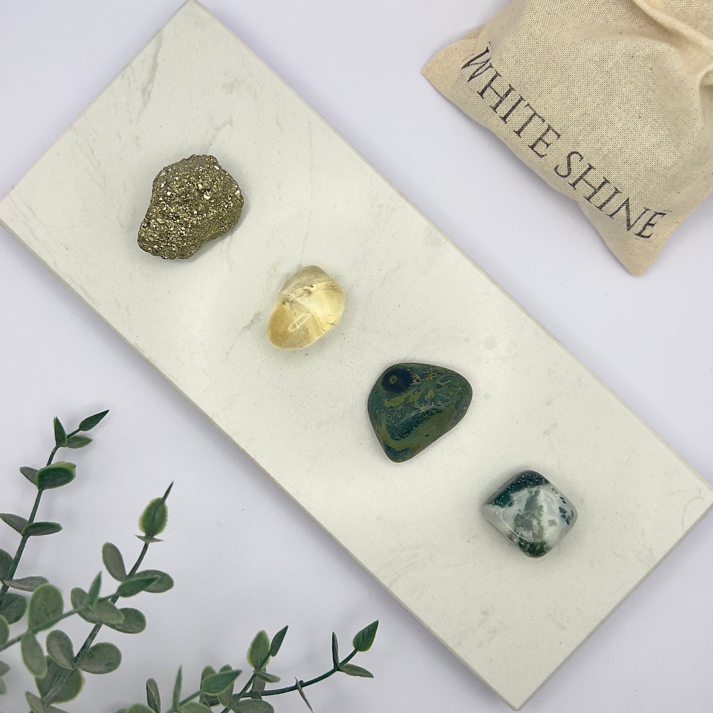Kit de Minerales | Abundancia - White Shine