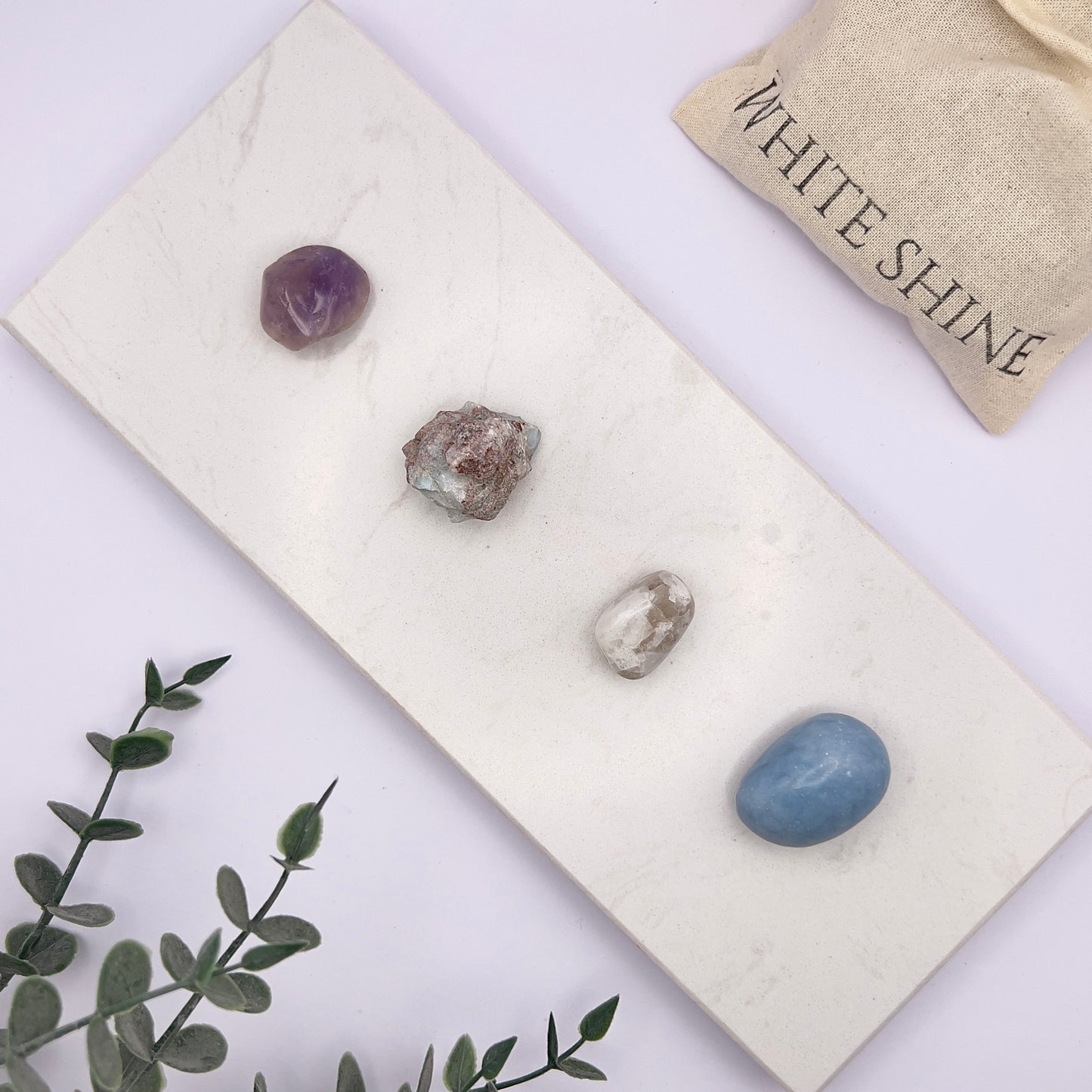 Kit de Minerales | Piscis - White Shine