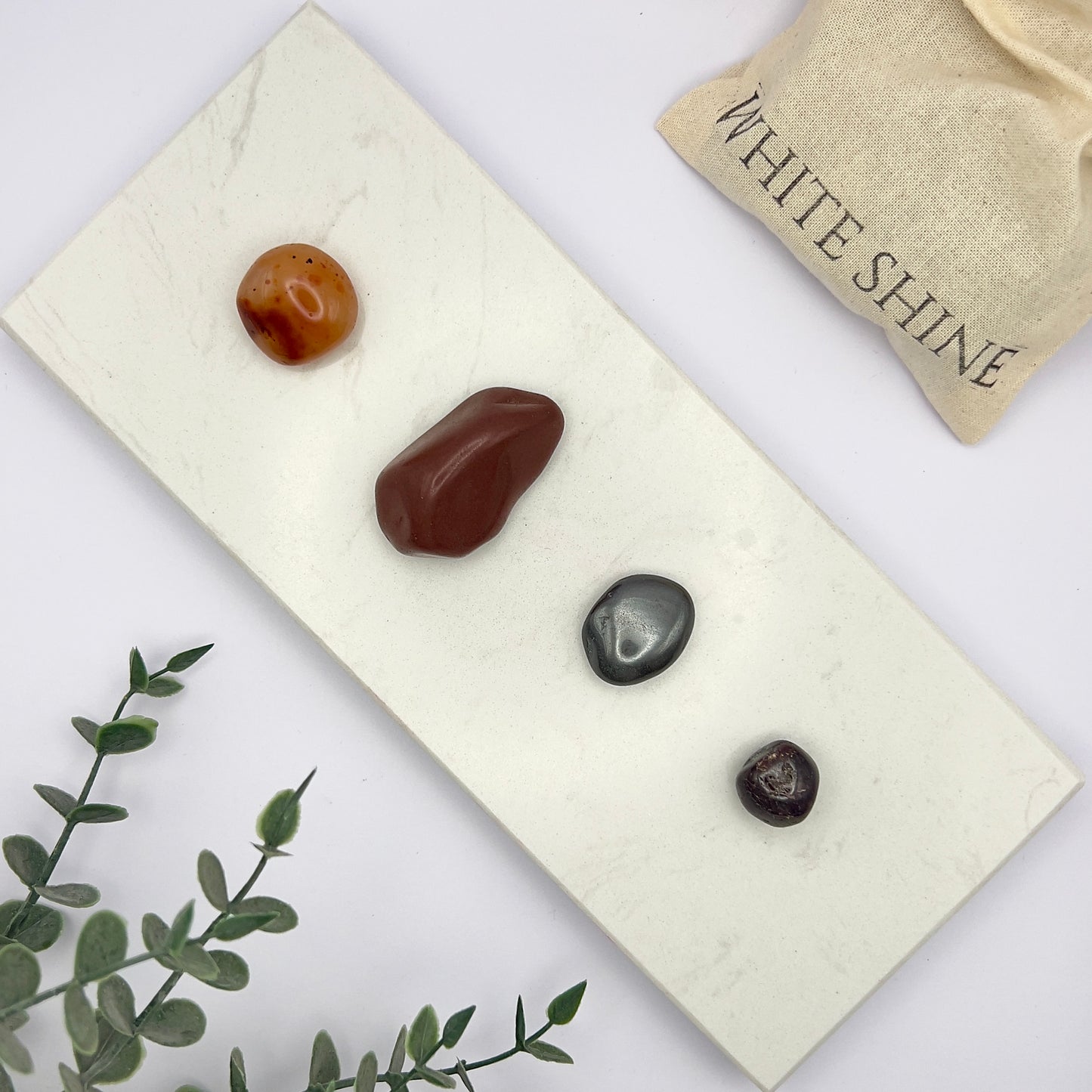 Kit de Minerales | Aries - White Shine