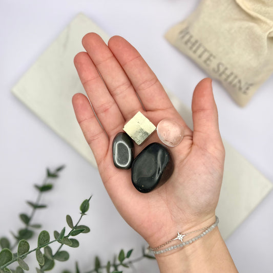 Kit de Minerales | Capricornio - White Shine