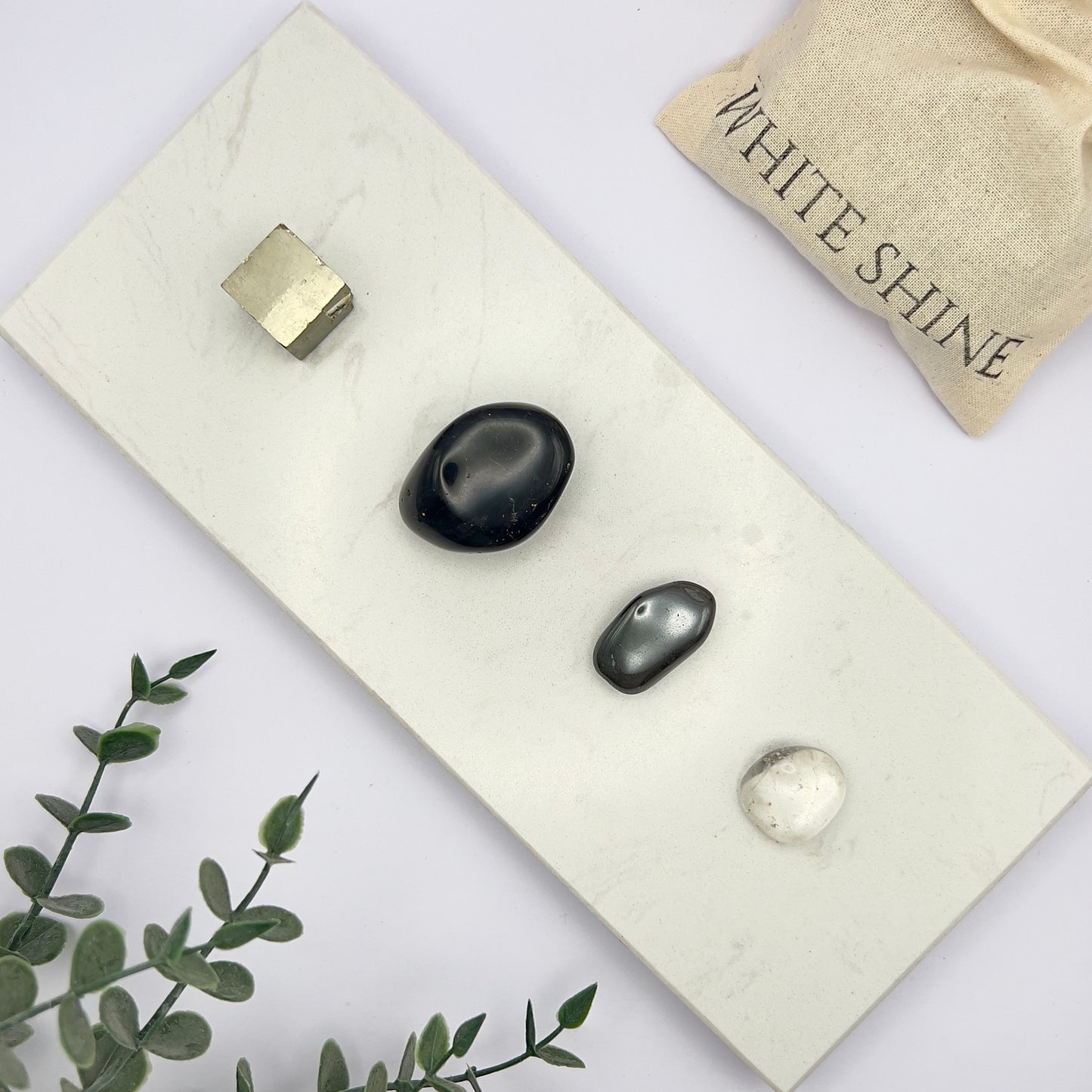 Kit de Minerales | Capricornio - White Shine