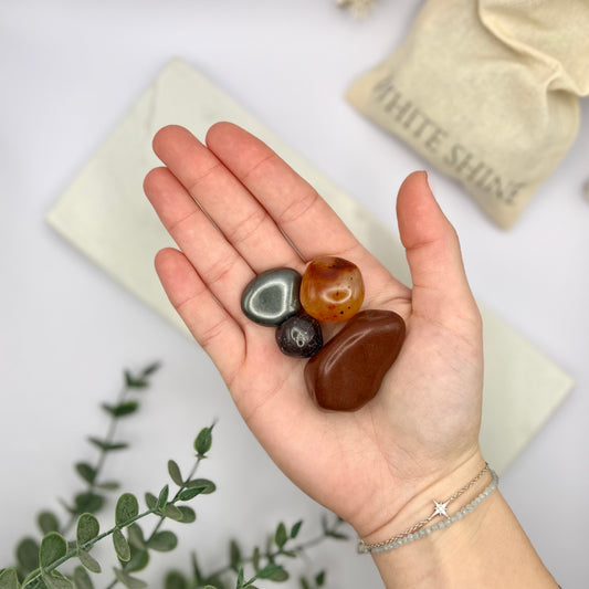 Kit de Minerales | Aries - White Shine