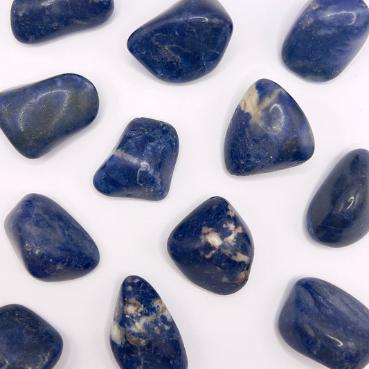 Sodalita rodado - White Shine