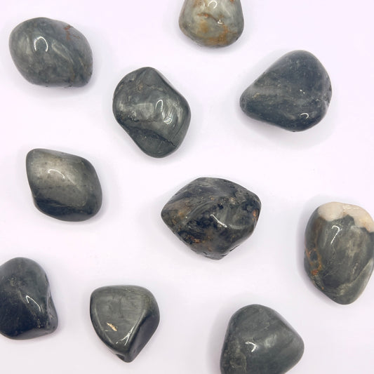 Ojo de Gato rodado - White Shine